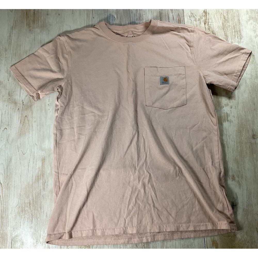 Pink Carhartt‎ Women's Medium Tshirt Loose Fit Workwear
